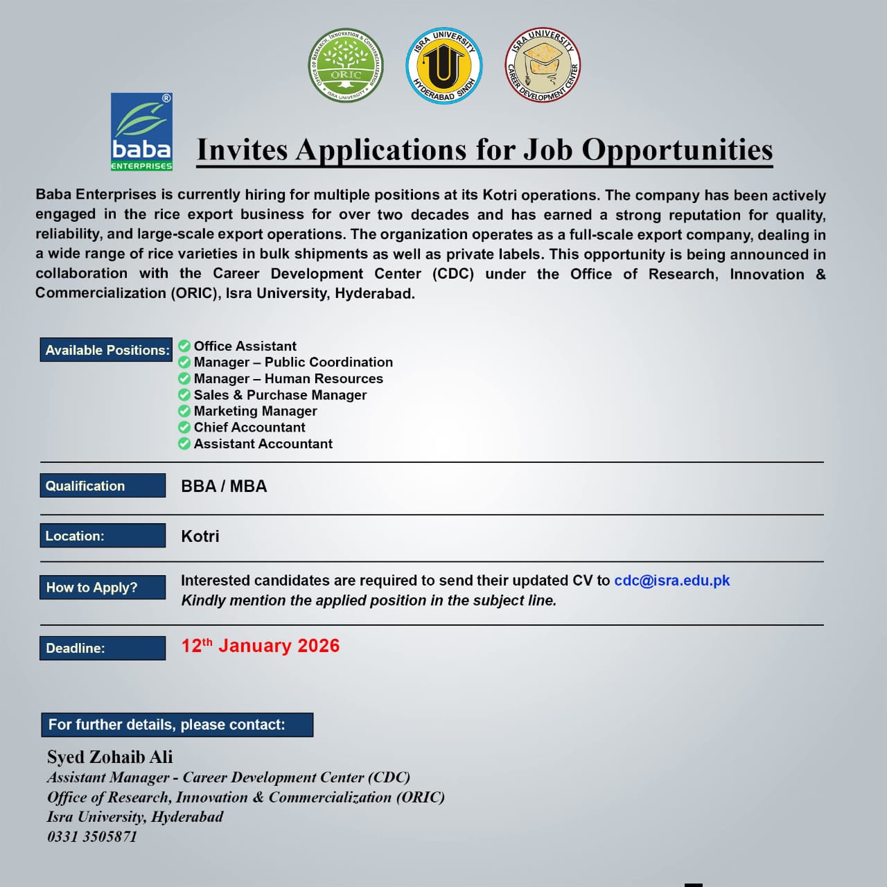 Reference attachment