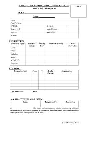 Plumber @ NUML Rawalpindi Branch