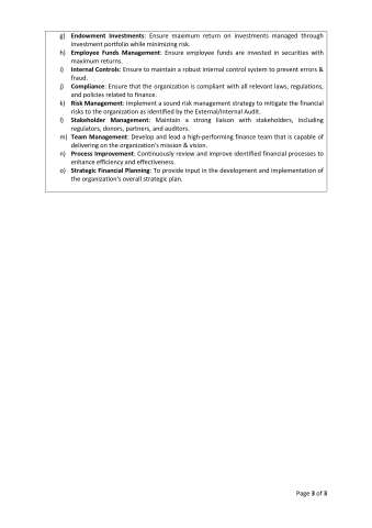 Chief Financial Officer (CFO) @ National Disaster Risk Management Fund (NDRMF)