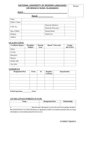 Senior Computer Programming Officer @ NUML Main Campus Islamabad