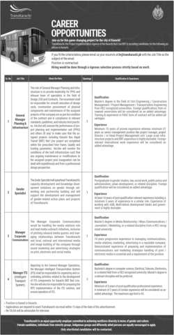 Manager ITS (Intelligent Transport System)