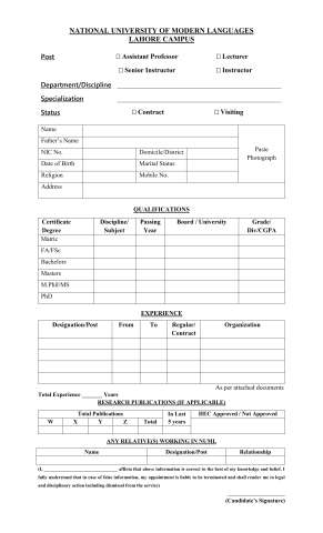 Lecturer @ NUML University, Lahore Campus