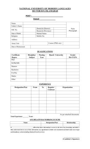 Regional Director @ NUML University, Peshawar Campus