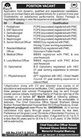 Senior Medical Officer