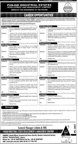 Senior Manager (I&CT)