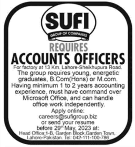 Accounts Officers