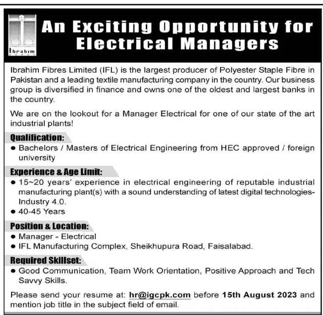 Electrical Managers
