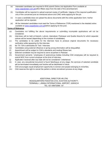 Electronics Supervisor (SG-07) @ Civil Aviation Authority