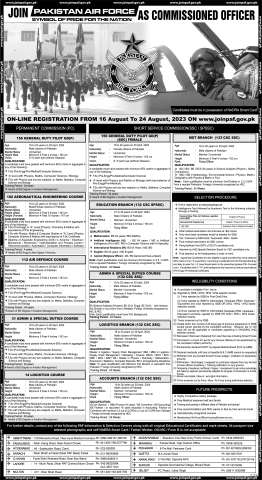 General Duty Pilot GD(P) - Commissioned Officer (Permanent Commission PC)