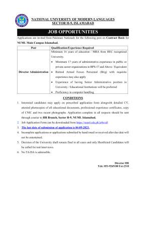 Director Administration